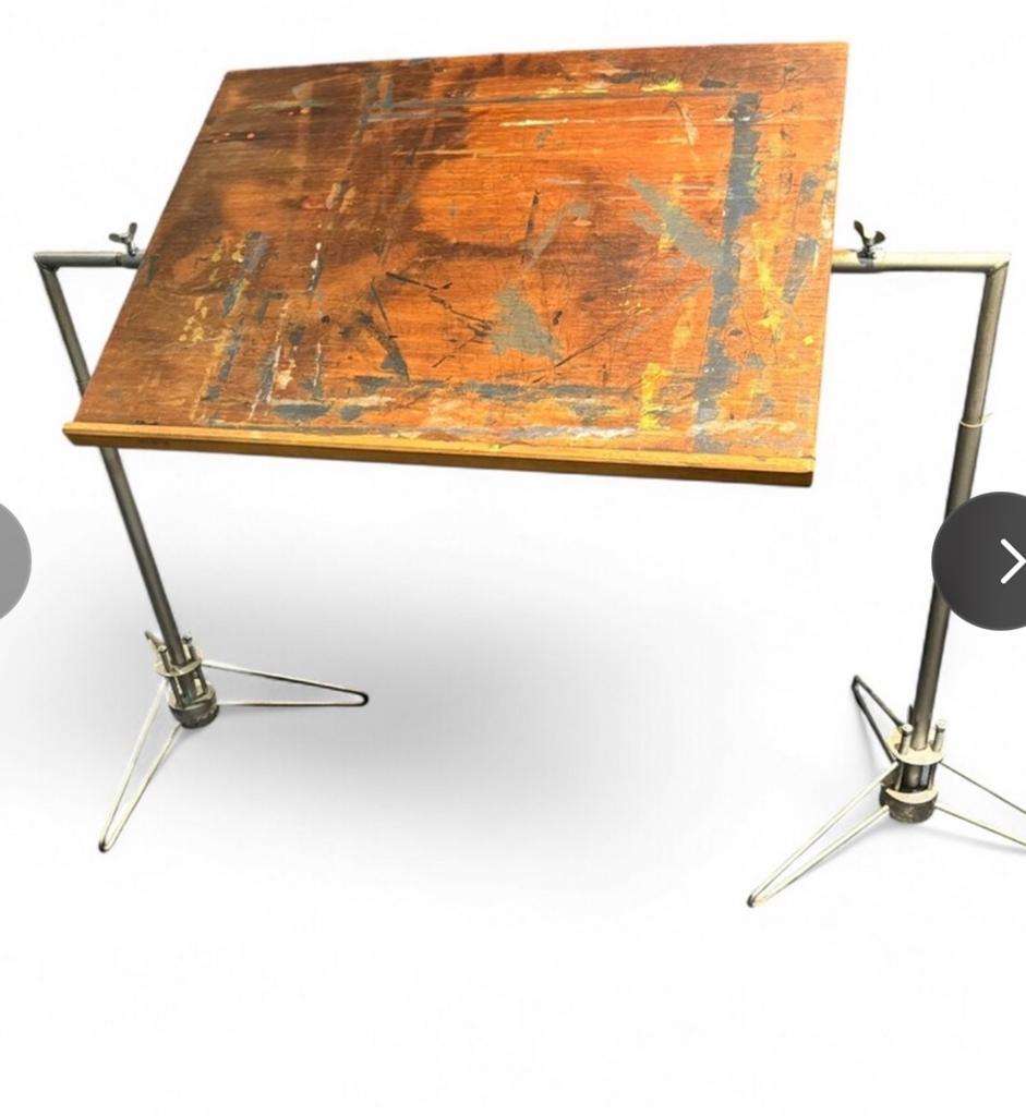 Vintage notuleertafel UMCG Laboratorium - 20e eeuw, Ophalen