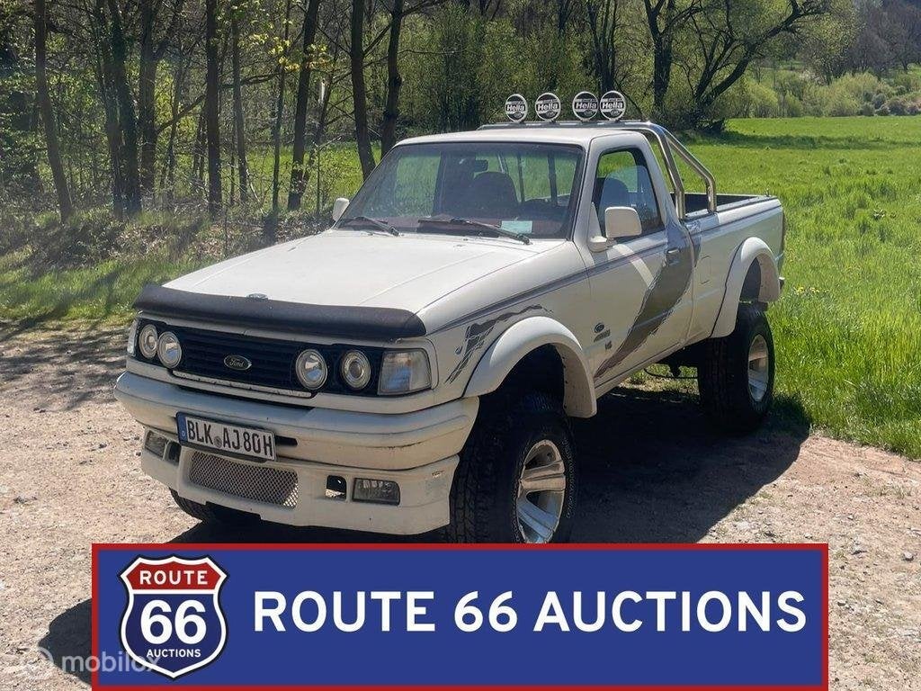 Ford Ranger | 1993 | Route 66 Auctions, Auto's, Overige carrosserieën, Zwart, Bedrijf, Handgeschakeld