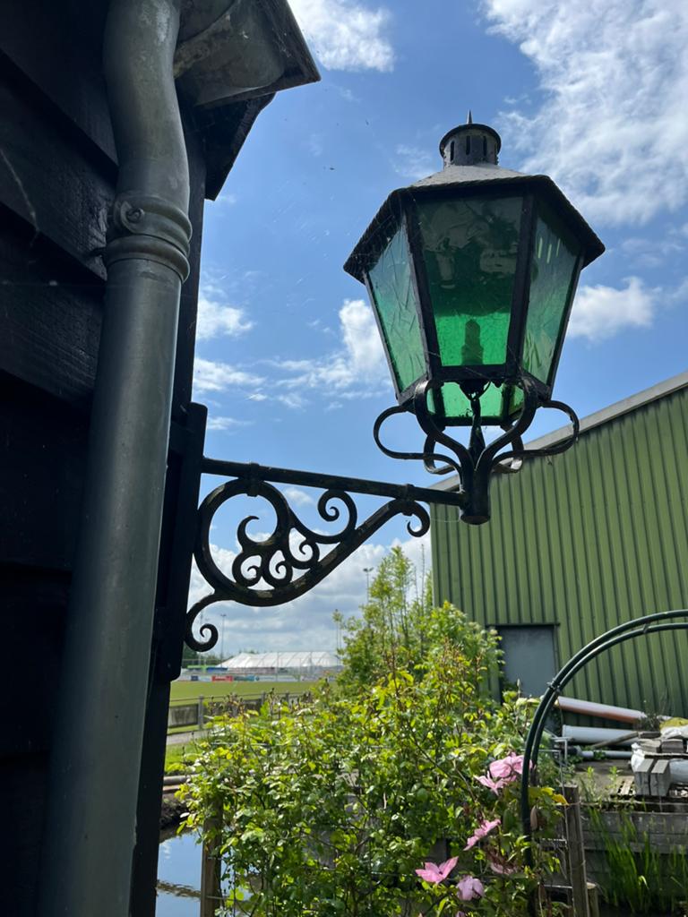 Mooie nostalgische buitenlamp, Wandlamp, Ophalen of Verzenden, 50 tot 250 watt, Netvoeding