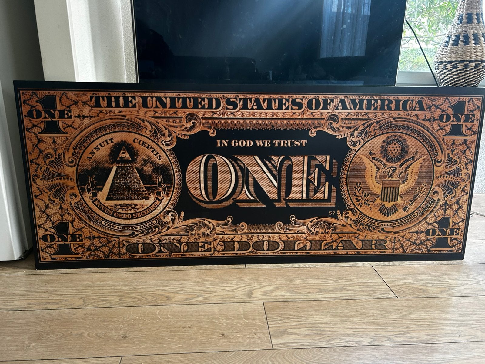 Gouden one dollar zeer mooi, Ophalen