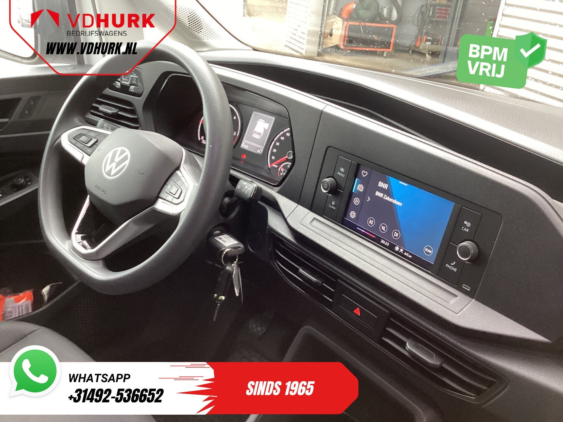 Volkswagen Caddy Cargo 2.0 TDI 100 pk Omvormer/ Sortimo/ Cru, Auto's, Bestelauto's, Voorwielaandrijving, Gebruikt, 4 cilinders