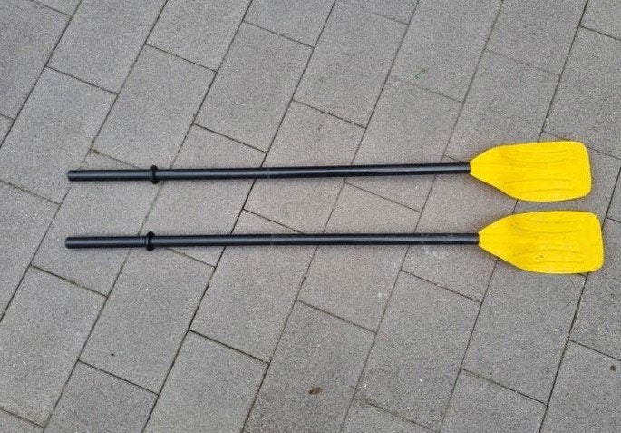 Roeispanen peddels, Ophalen of Verzenden, Gebruikt, Enkelbladige peddel