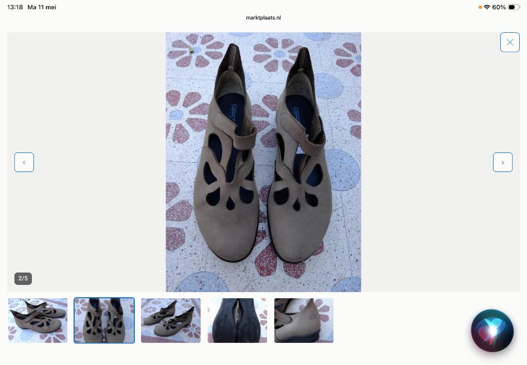 Loints maat 39, Beige, Loints, Gedragen, Sandalen of Muiltjes