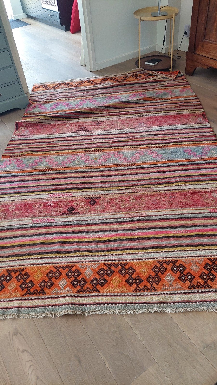 wollen Kelim, Huis en Inrichting, Ophalen, Gebruikt, 150 tot 200 cm, 200 cm of meer