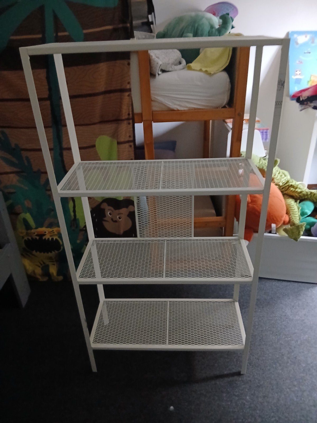 Witte metalen IKEA BAGGEBO, Ophalen, Zo goed als nieuw