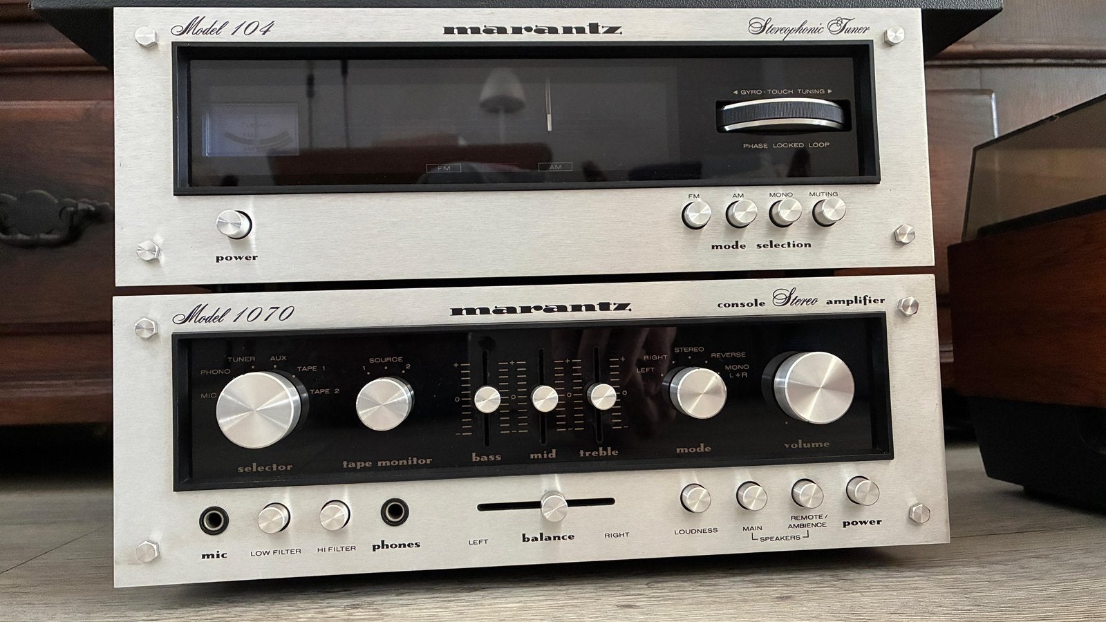 Radio en versterker, Ophalen, Zo goed als nieuw