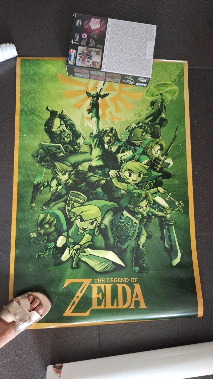 Zelda en Mario Posters - Gaming Collectibles, Ophalen of Verzenden, Gebruikt, A1 t/m A3, Film en Tv
