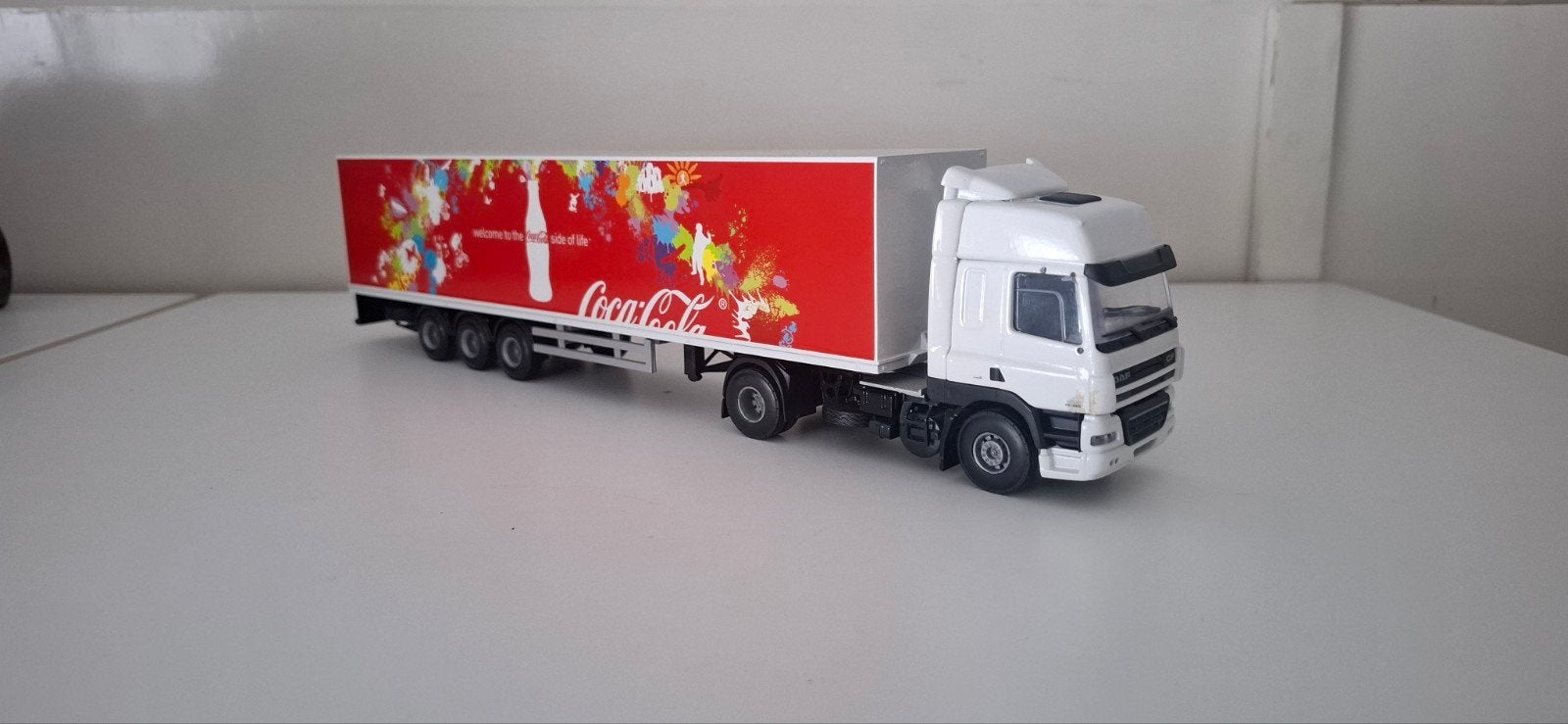 Daf cf coca cola, Ophalen of Verzenden, Bus of Vrachtwagen, Lion Toys