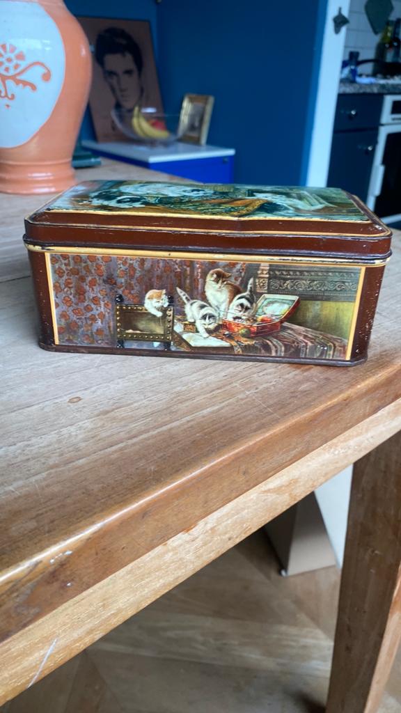 Koektrommel antiek, Ophalen