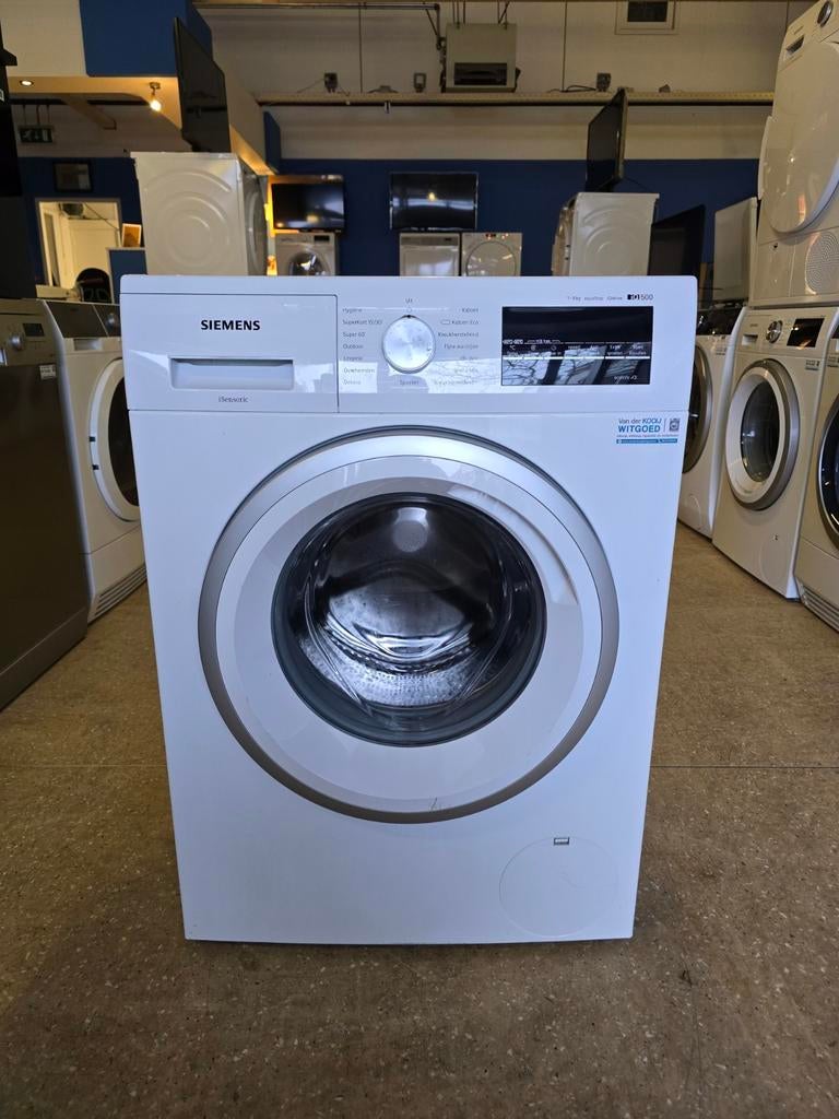 Siemens IQ 500 wasmachine | 8 kilo | A+++ | Gratis thuis 🚚✅, Ophalen, Jirnsum, 1200 tot 1600 toeren, 8 tot 10 kg
