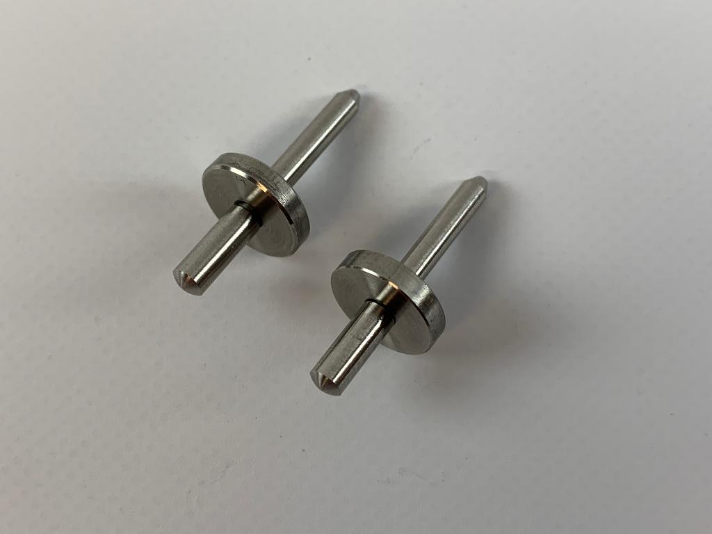 Nieuwe scharnierpennen Thorens TD160, TD145, TD165, TD166, Info@intovinyl.com, Thorens, Nieuw, Ophalen of Verzenden