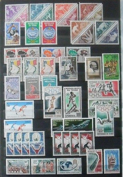 Tchad, mooie postfrisse collectie., Postzegels en Munten, Ophalen of Verzenden, Buitenland
