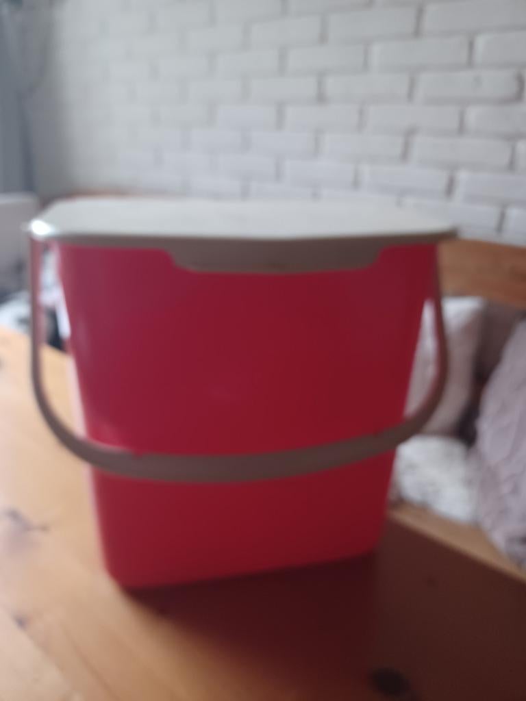 Vintage afvalbak, Verzamelen, Ophalen, Huis en Inrichting