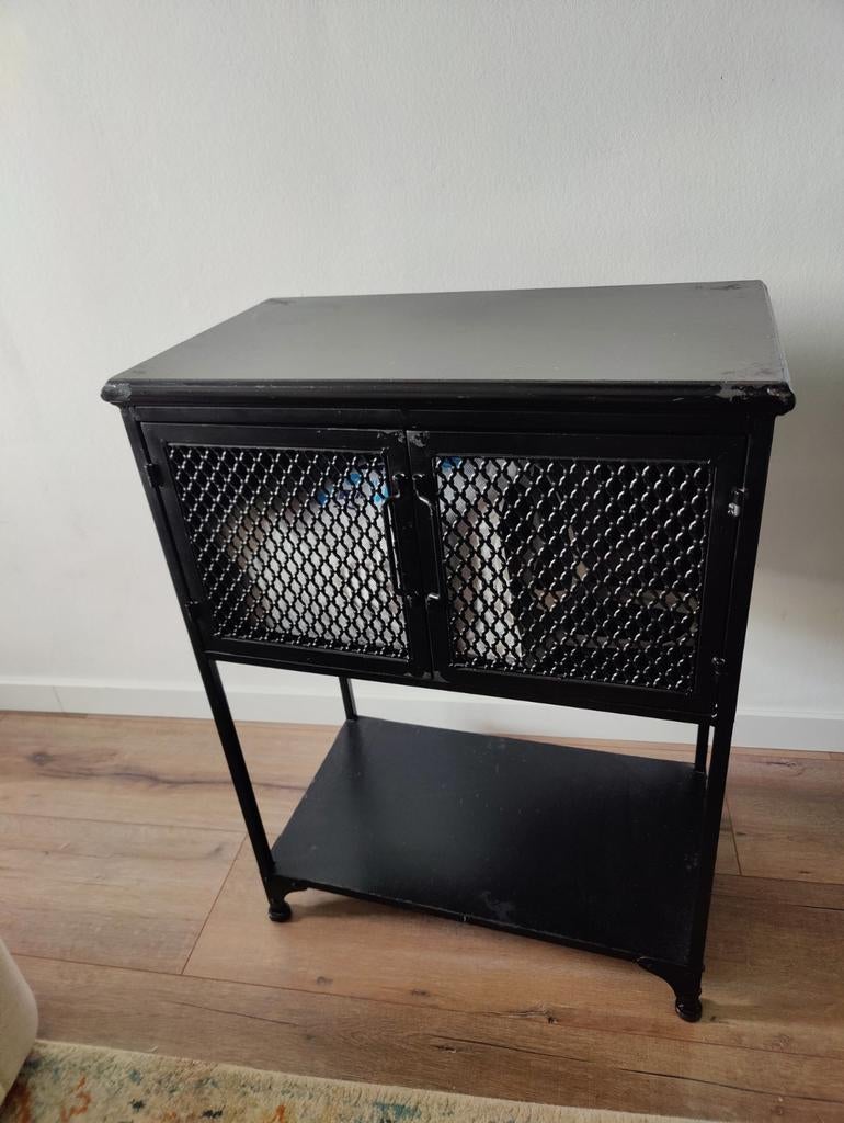 Dutchbone Denver kastje met gebruikerssporen, Ophalen, Minder dan 50 cm, Metaal, Industrieel