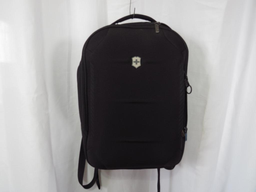 Victorinox crosslight city daypack rugtas zwart 15 inch, Gebruikt, 25 tot 40 cm, Ophalen of Verzenden, Overige merken