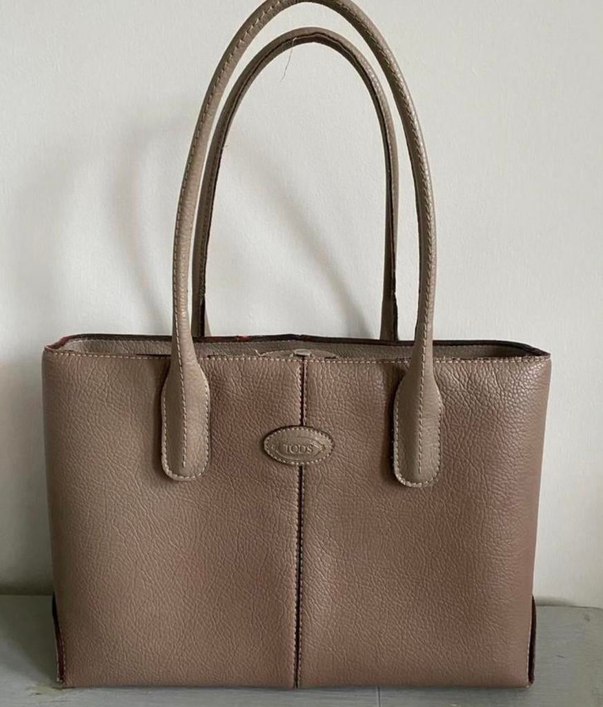 Tod’s leren handtas, Ophalen of Verzenden, Gebruikt, Handtas