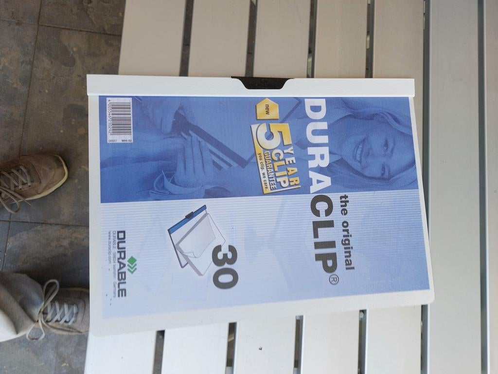 Durable Duraclip Presentatieklembord A4, Ophalen of Verzenden