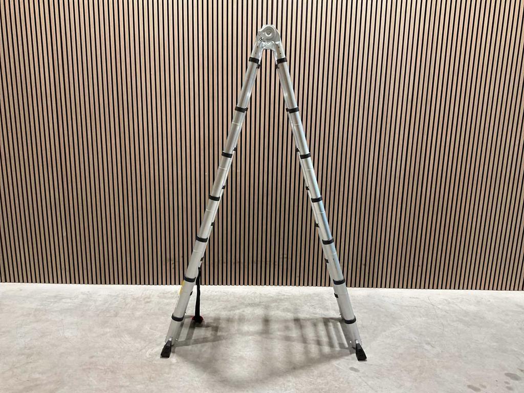 Elite Vario 2x2,2 m dubbele telescoopladder nieuw in doos ‼️, Doe-het-zelf en Verbouw, Ladders en Trappen, Ophalen, Nieuw, Ladder