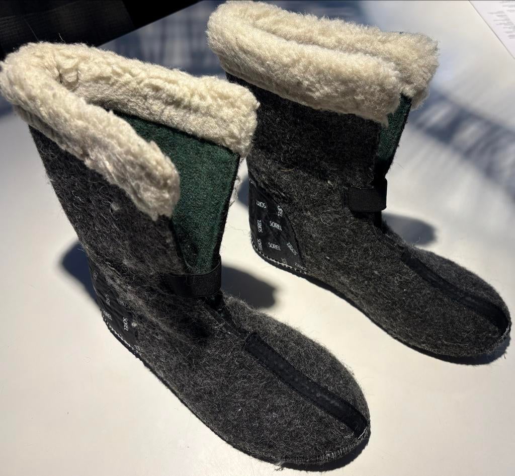 Sorel Caribou binnenschoenen (2x) maat 42, Zwart, Boots, Nieuw, Ophalen of Verzenden