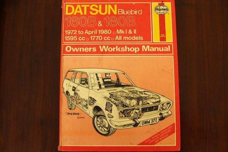 Datsun Bluebird 160B 180B 1972 - 1980 MKI II werkplaatsboek, Ophalen of Verzenden
