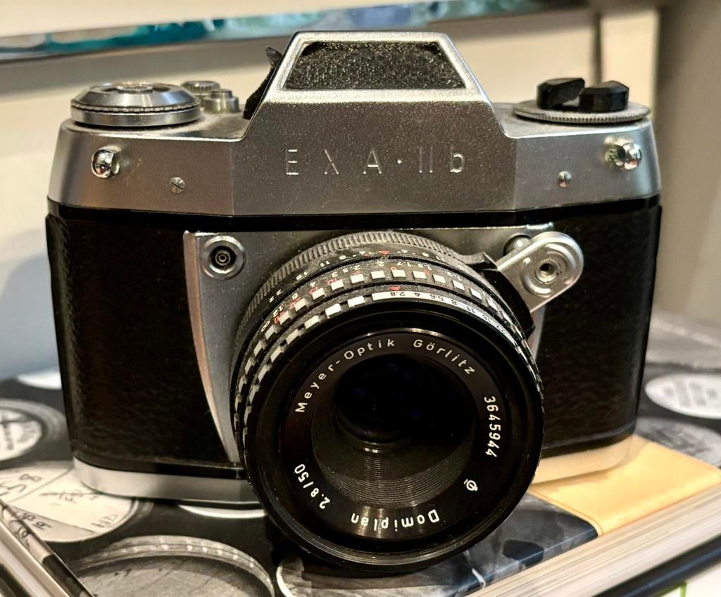 EXA IIb spiegelreflex camera uit de DDR, Audio, Tv en Foto, Fotocamera's Analoog, Ophalen of Verzenden, Zo goed als nieuw, Spiegelreflex