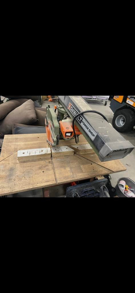 DeWalt Power Shop Radiale Zaag - Instelbaar, Doe-het-zelf en Verbouw, Ophalen of Verzenden, Gebruikt, Overige typen
