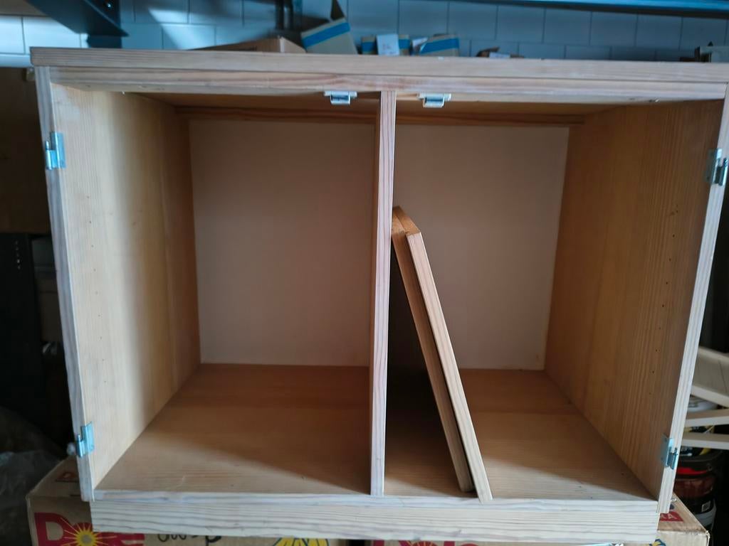 ikea ivar kast 80b x 50dx 57,5 / 65 hoog zwenkwielen, Ophalen, Gebruikt