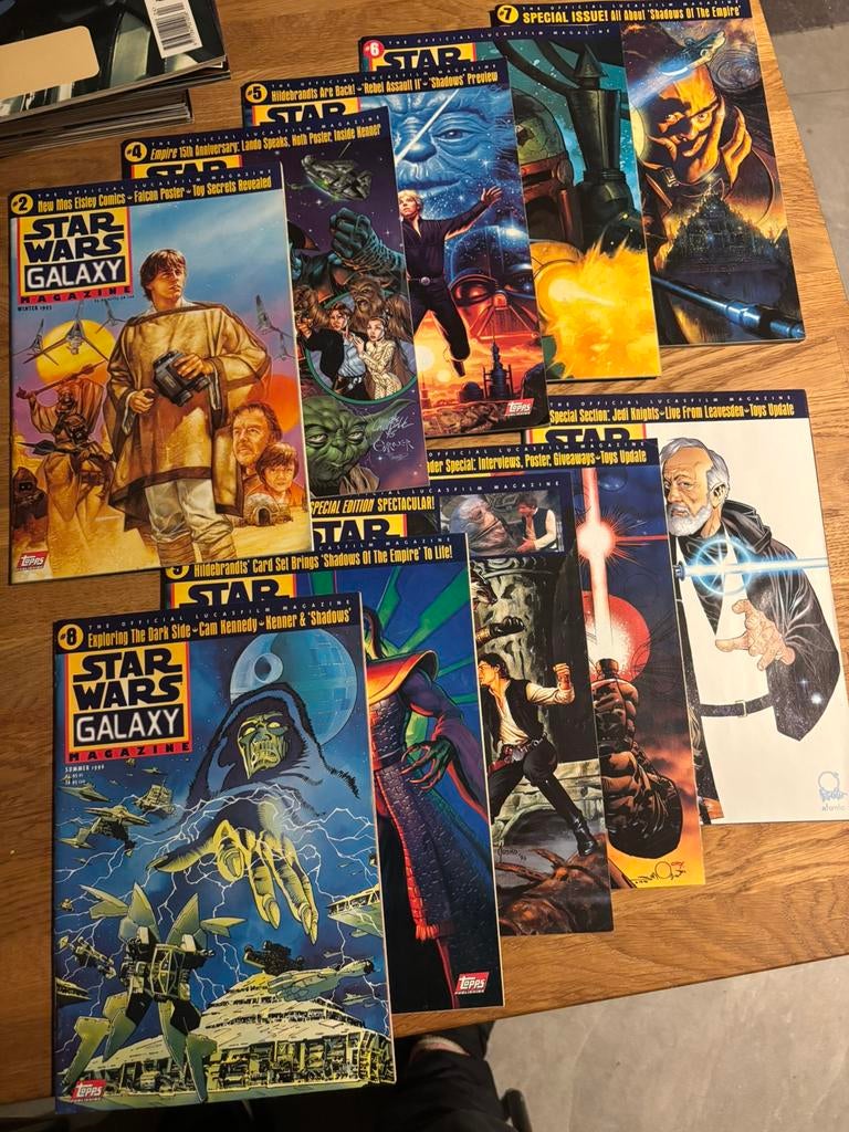 Star Wars Galaxy Magazine (10 nummers), Boeken, Strips | Comics, Zo goed als nieuw, Meerdere comics, Amerika, Ophalen of Verzenden