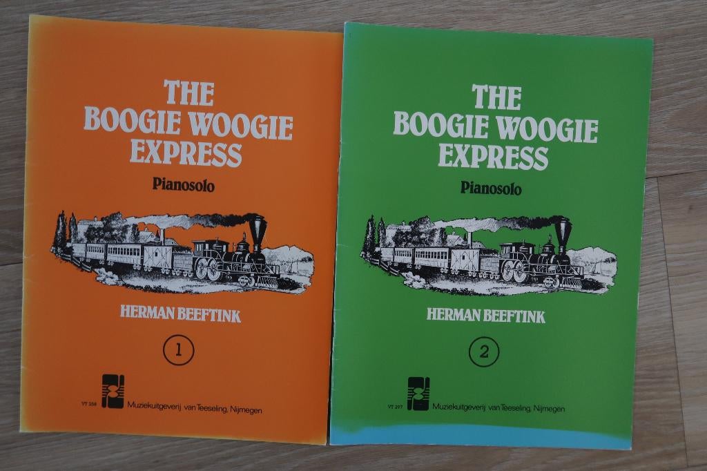 The Boogie Woogie Express 1 en 2 Pianosolo, Muziek en Instrumenten, Bladmuziek, Overige genres, Les of Cursus, Ophalen of Verzenden