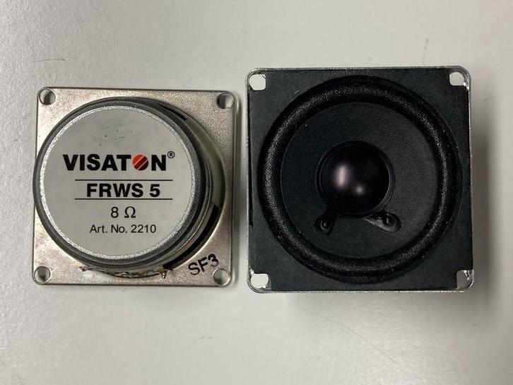 Visaton FRWS5 breedbander 2” Art.No.2210, Audio, Tv en Foto, Ophalen of Verzenden, Minder dan 60 watt, Overige typen, Overige merken