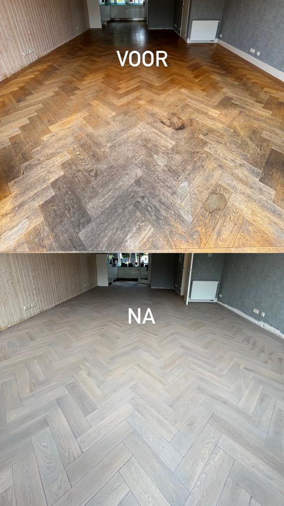 HOUTEN VLOEREN SCHUREN - 0616164030, Doe-het-zelf en Verbouw, Vloerdelen en Plavuizen, Parket, Gebruikt, Ophalen of Verzenden