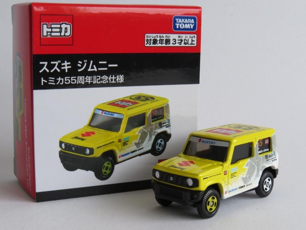 Tomica 55th Anniversary Suzuki Jimny 1/57 3inch tomy, Hobby en Vrije tijd, Ophalen of Verzenden, Nieuw, Auto