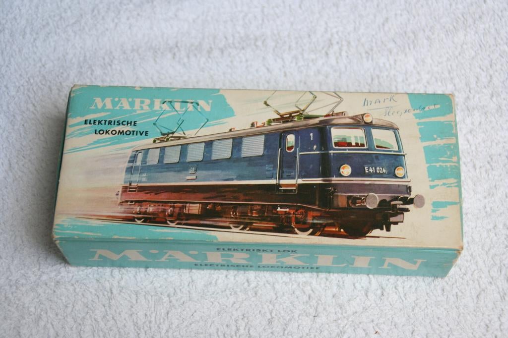 Märklin HO 3034 'Elektrische locomotief E41 van de DB', Wisselstroom, Gebruikt, Locomotief, Ophalen of Verzenden