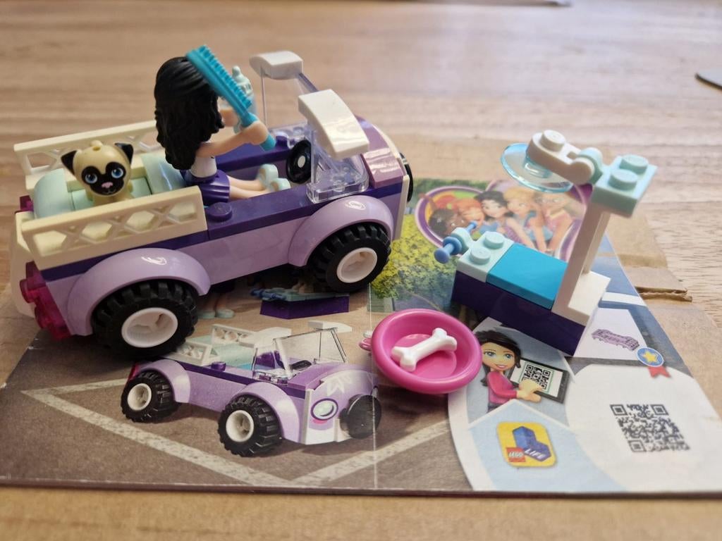Lego Friends 41360 Emma's mobiele dierenkliniek, Ophalen of Verzenden, Zo goed als nieuw, Lego