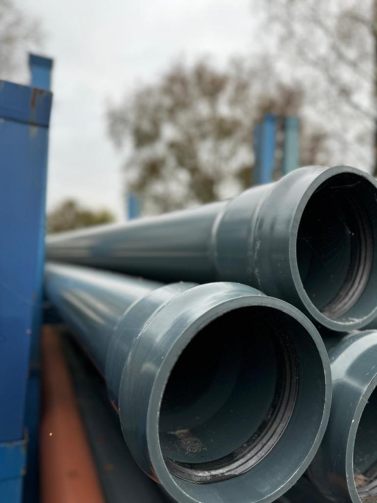 Drukbuizen met Lijmmof - Geschikt voor Beregening en Afvoer,, Doe-het-zelf en Verbouw, Afvoer, Pvc, Nieuw, Ophalen of Verzenden