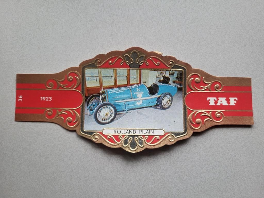 Sigarenbandjes, vintage auto's, Verzamelen, Ophalen of Verzenden, Gebruikt, Transport