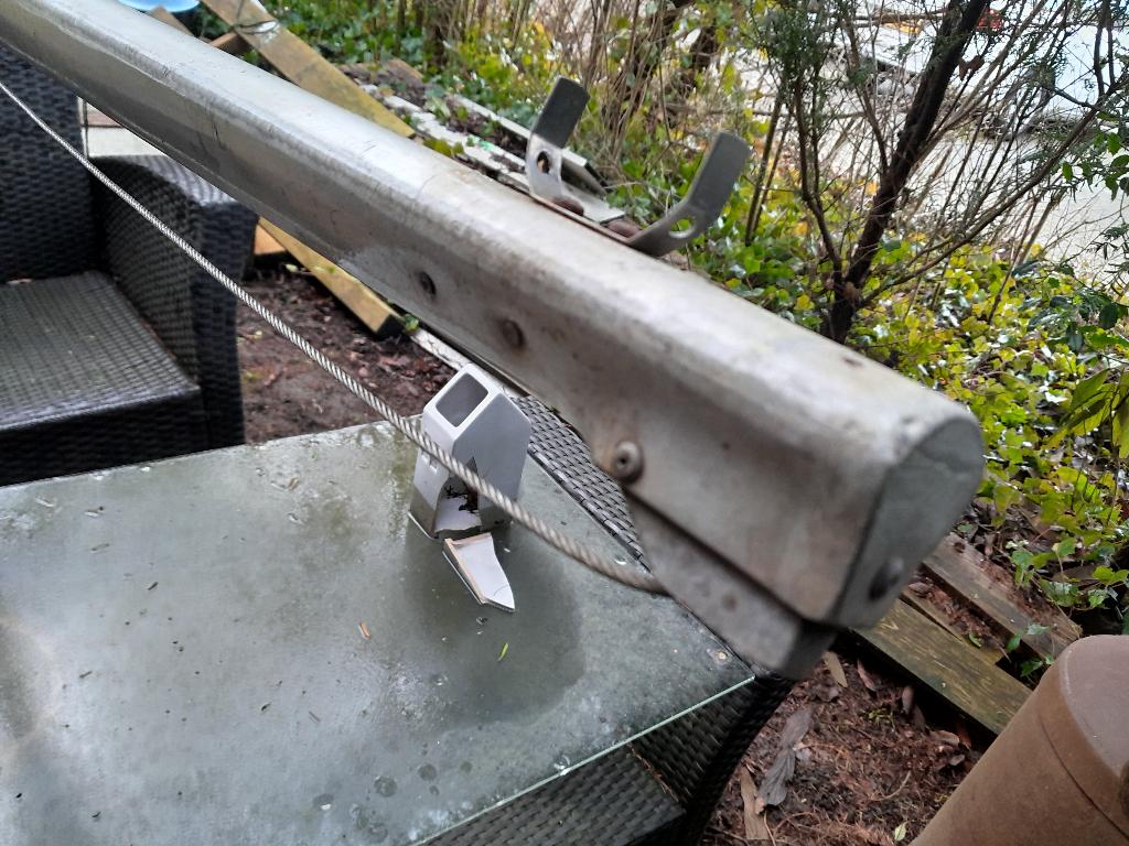 aluminium mast, Ophalen, Gebruikt, Minder dan 15 m²