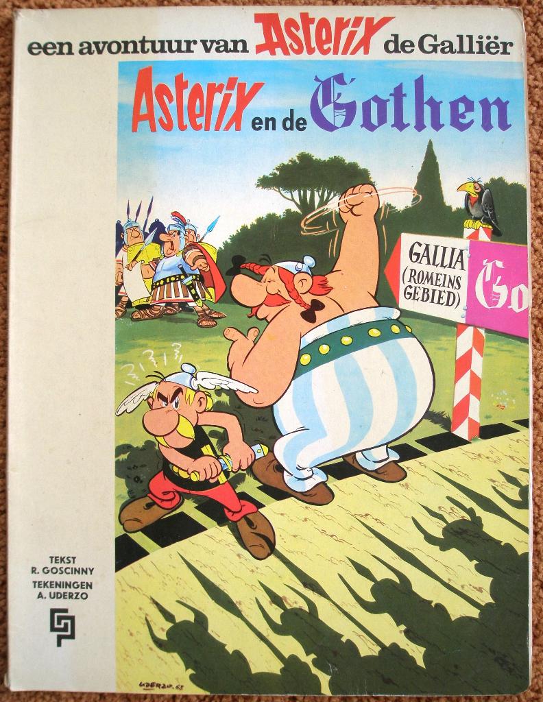stripboek Asterix en de Gothen, Boeken, Gelezen, Eén stripboek, Ophalen of Verzenden, Uderzo & Goscinny