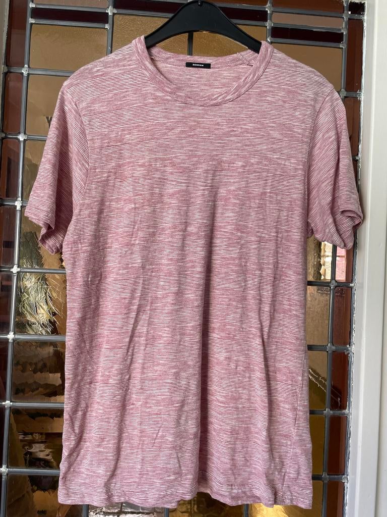 Denham T-shirt Maat S - Mooie Kwaliteit, Ophalen of Verzenden, Zo goed als nieuw, Maat 46 (S) of kleiner, Roze