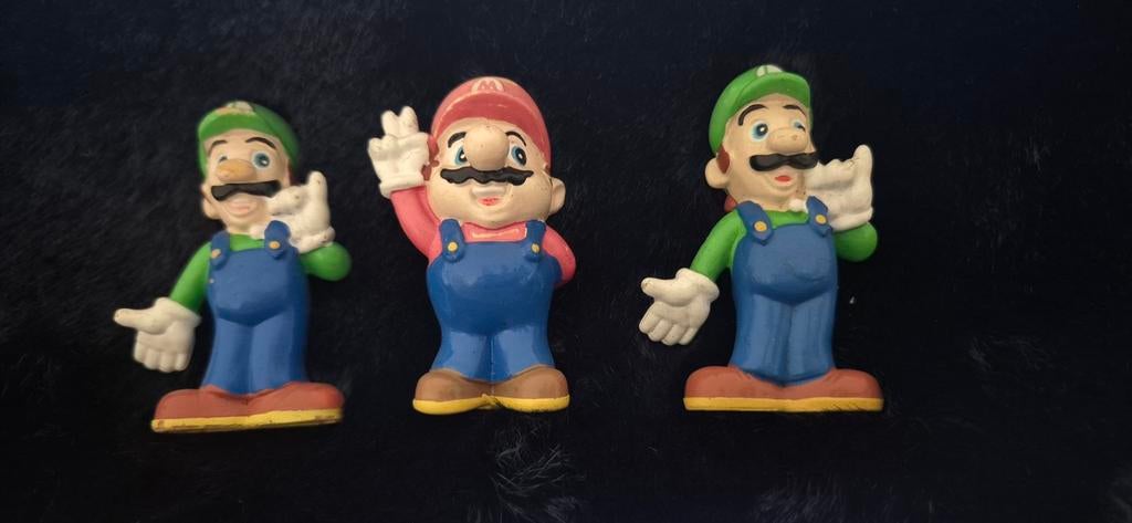 Vintage Mario & Luigi Figuren Set, Ophalen of Verzenden, Gebruikt