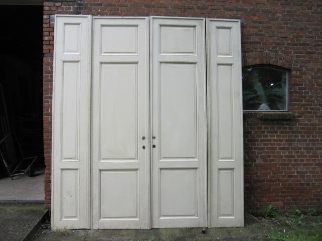 284,5hx253br Scheidingswand, achterwand bed, lambrisering, Ophalen
