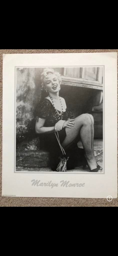 Marilyn Monroe poster, Verzamelen, Ophalen of Verzenden, Zo goed als nieuw, A1 t/m A3, Film en Tv