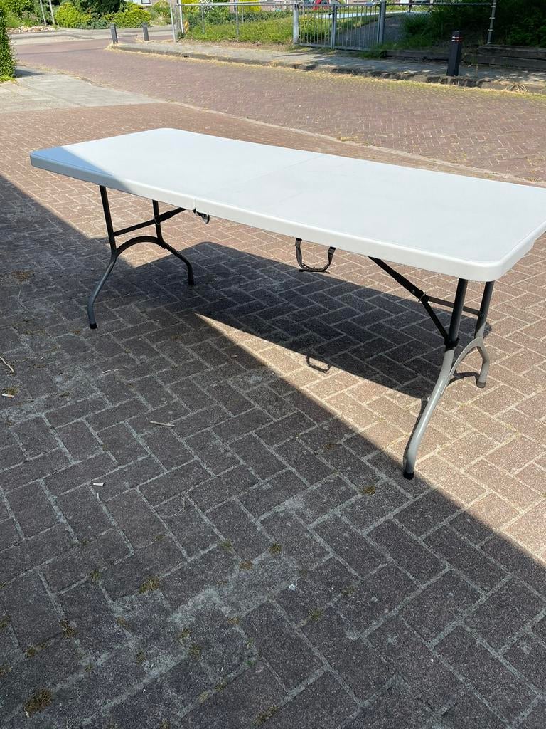 Buffet tafels TE HUUR!, Tuin en Terras, Tuintafels, Zo goed als nieuw, Rechthoekig, Ophalen of Verzenden
