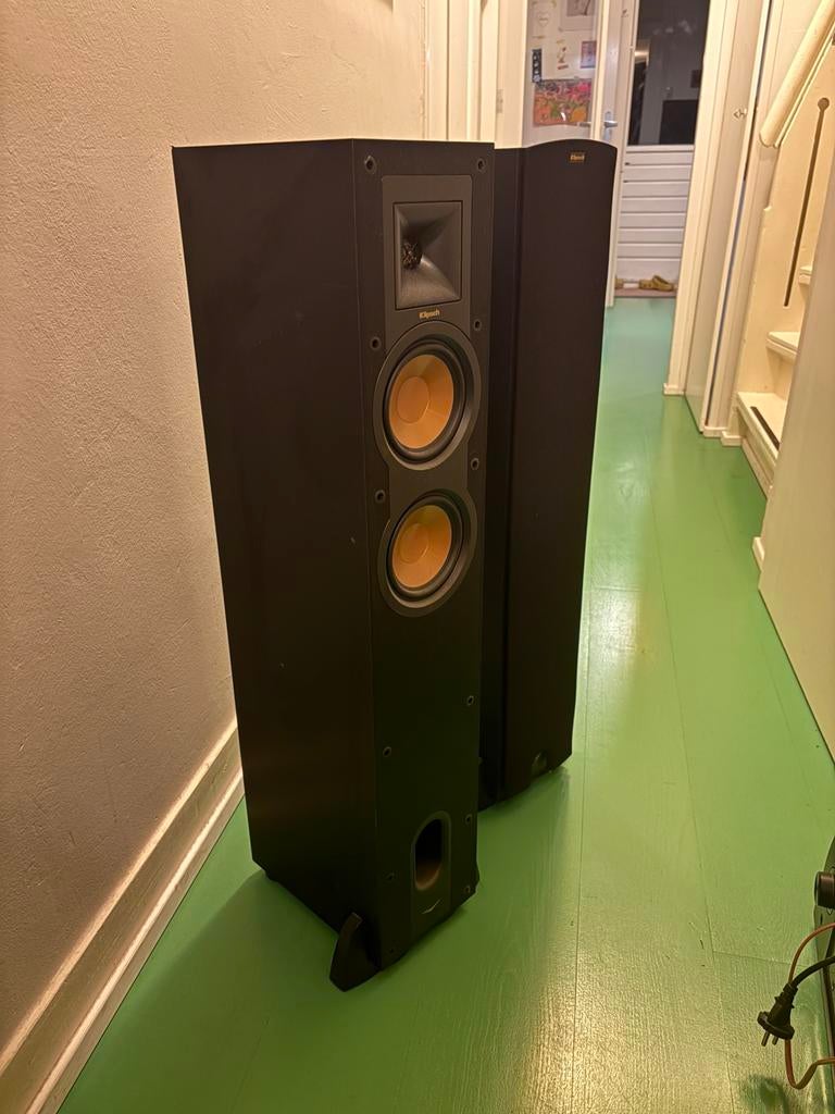 Paar Klipsch R-24F, Audio, Tv en Foto, Luidsprekers, Gebruikt, 120 watt of meer, Front, Rear of Stereo speakers, Ophalen