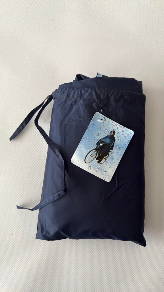 Regenfietsponcho fietsponcho blauw niet gedragen, Ophalen of Verzenden, Nieuw, Blauw