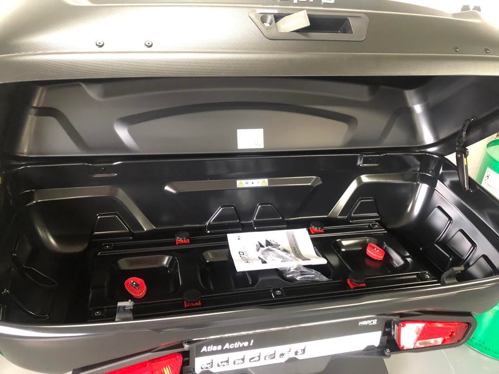 Hapro Boxer L 420 Liter trekhaakkoffer Hexagon black, Auto diversen, Ophalen, Nieuw, Hapro, Hapro