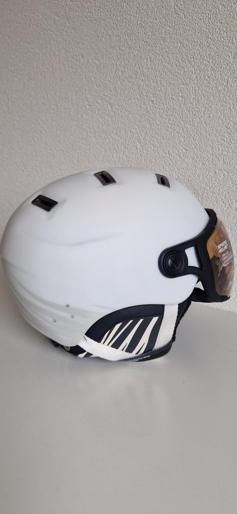 Zebra Skihelm Dames Maat 56/58 - Nieuwstaat!, Overige merken, Ophalen of Verzenden, Zo goed als nieuw, Kleding