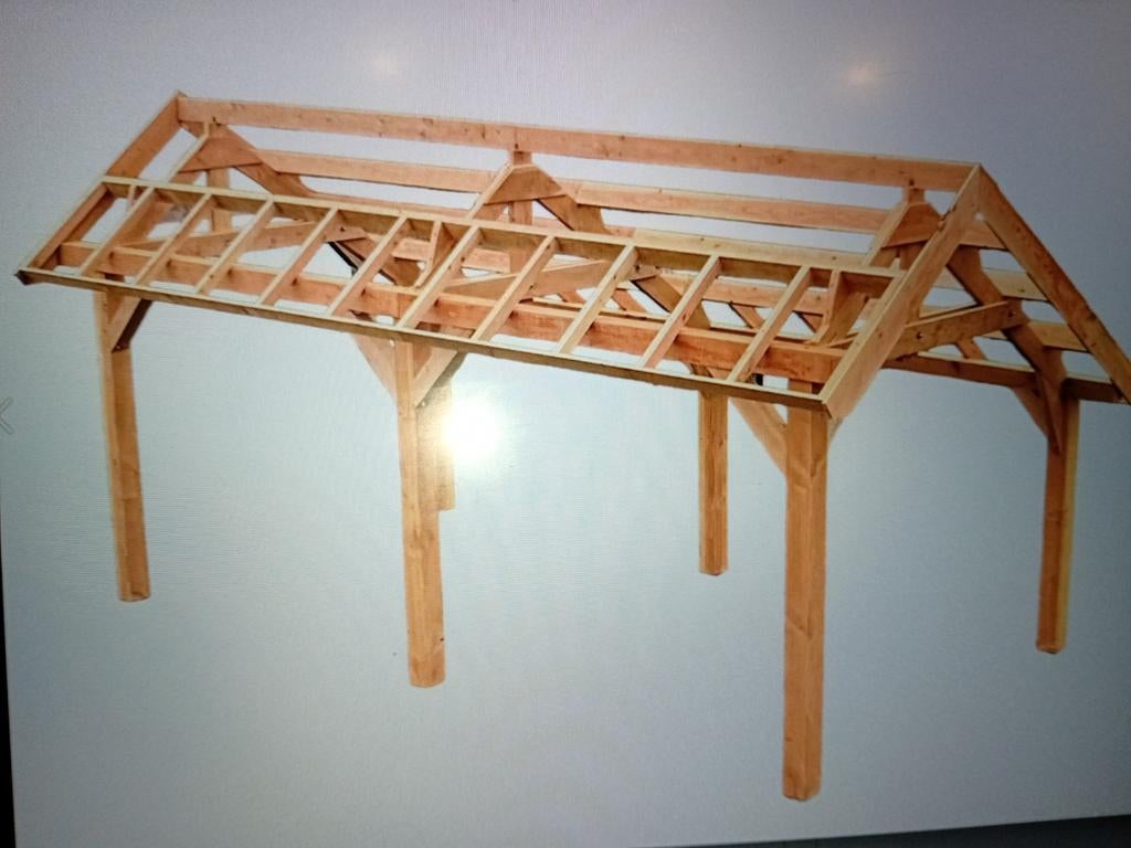 Traditionele Kapschuur, Tuin en Terras, Overkappingen, Ophalen of Verzenden, Nieuw