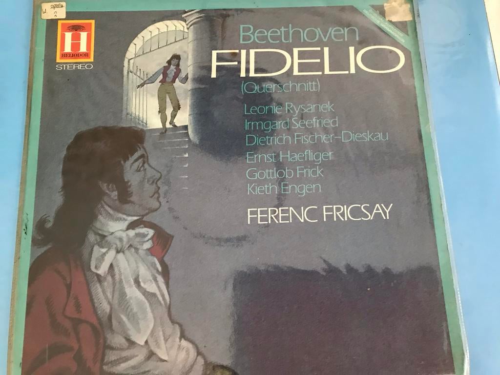 Lp Beethoven Fidelio, Overige typen, Ophalen of Verzenden, Zo goed als nieuw, 12 inch