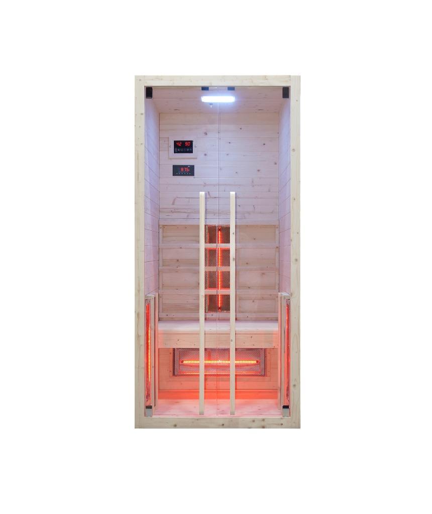 Fonteyn | Infraroodcabine Rose | NIEUW UIT VOORAAD, Sport en Fitness, Sauna, Ophalen of Verzenden, Nieuw, Infrarood, Complete sauna